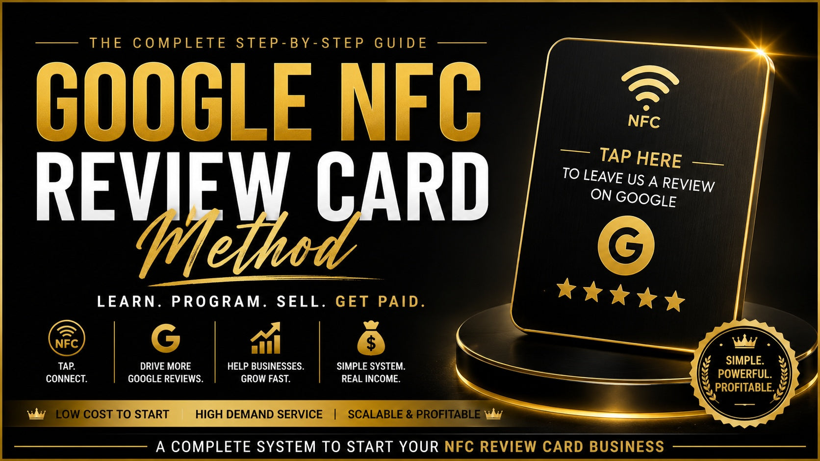 Google Review Card Method + Supplier Link